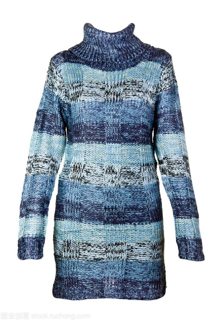 藍(lán)色條紋針織女裝