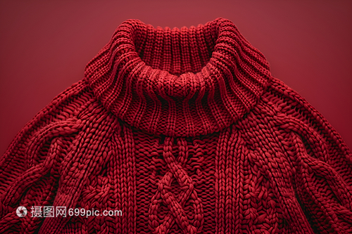 紅色針織毛衣 針織服裝中的經(jīng)典與時(shí)尚
